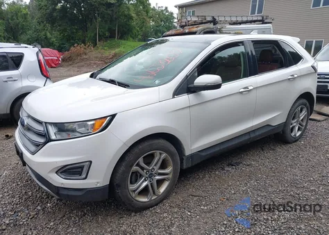 2015 Ford Edge Titanium из США, поврежденный, VIN 2FMPK4K95FBB49812